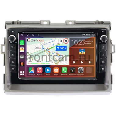 Toyota Estima 3 (2006-2016), Previa 3 (XR50) (2006-2019) Canbox H-Line 7823-9093 на Android 10 (4G-SIM, 4/64, DSP, IPS) С крутилками (серая)