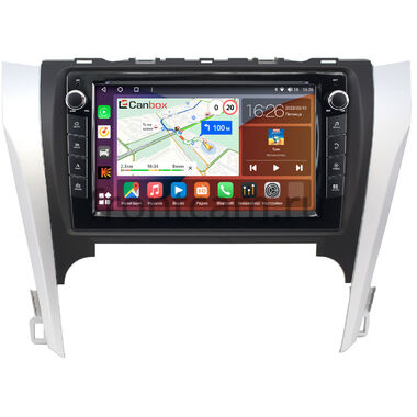 Toyota Camry XV50 (2011-2014) (9 дюймов) Canbox H-Line 7824-9-3103 на Android 10 (4G-SIM, 6/128, DSP, IPS) С крутилками