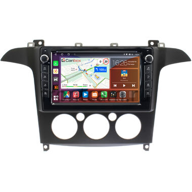 Ford S-Max, Galaxy 2 (2006-2015) (с кондиционером) Canbox H-Line 7824-9-FR098N на Android 10 (4G-SIM, 6/128, DSP, IPS) С крутилками