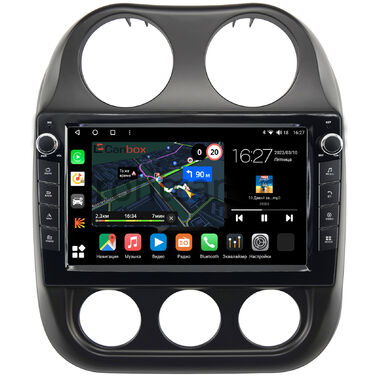 Jeep Compass, Liberty (Patriot) (2009-2016) Canbox M-Line 7825-10-810 на Android 10 (4G-SIM, 2/32, DSP, QLed) С крутилками