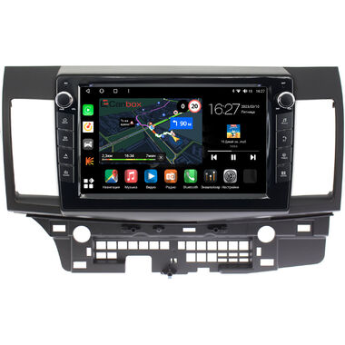 Mitsubishi Lancer 10 2007-2017 (для авто с Rockford) Canbox M-Line 7825-1047 на Android 10 (4G-SIM, 2/32, DSP, QLed) С крутилками