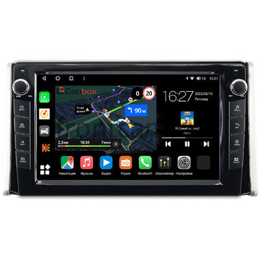 Toyota RAV4 5 (XA50) 2018-2024 (левый руль) Canbox M-Line 7825-1097 на Android 10 (4G-SIM, 2/32, DSP, QLed) С крутилками