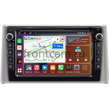 Toyota RAV4 5 (XA50) (2018-2024) Canbox H-Line 7826-10-3237 на Android 10 (4G-SIM, 4/32, DSP, QLed) С крутилками