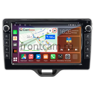 Toyota Yaris 4, Yaris Cross (2020-2024) (левый руль) Canbox H-Line 7826-10-552 на Android 10 (4G-SIM, 4/32, DSP, QLed) С крутилками