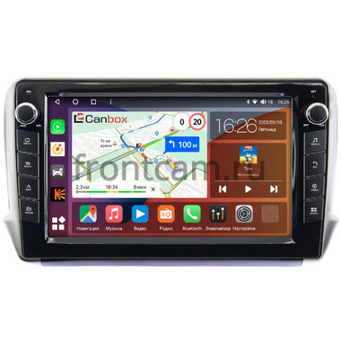 Peugeot 208, 2008 (2013-2019) Canbox H-Line 7826-10-732 на Android 10 (4G-SIM, 4/32, DSP, QLed) С крутилками