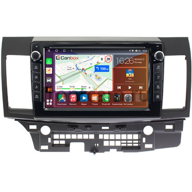 Mitsubishi Lancer 10 (2007-2017) (для авто с Rockford) Canbox H-Line 7826-1047 на Android 10 (4G-SIM, 4/32, DSP, QLed) С крутилками