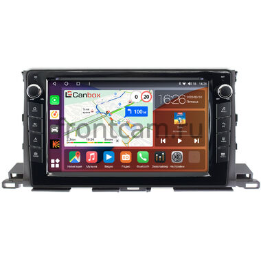 Toyota Highlander 3 (U50) 2013-2019 Canbox H-Line 7827-1035 на Android 10 (4G-SIM, 4/64, DSP, QLed) С крутилками