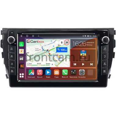 Zotye T600 2013-2021 Canbox H-Line 7828-1076 на Android 10 (4G-SIM, 6/128, DSP, QLed) С крутилками