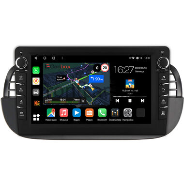 Fiat 500 2 2007-2015 Canbox M-Line 7831-9-1394 на Android 10 (4G-SIM, 2/32, DSP, IPS) С крутилками