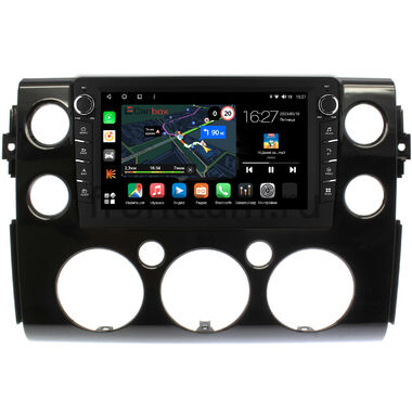Toyota FJ Cruiser 2006-2022 (черная, глянцевая) Canbox M-Line 7831-9-188 на Android 10 (4G-SIM, 2/32, DSP, IPS) С крутилками