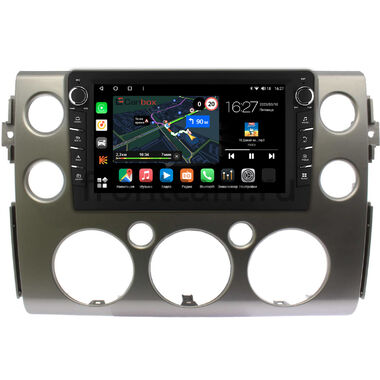 Toyota FJ Cruiser 2006-2022 (серебро) Canbox M-Line 7831-9-189 на Android 10 (4G-SIM, 2/32, DSP, IPS) С крутилками