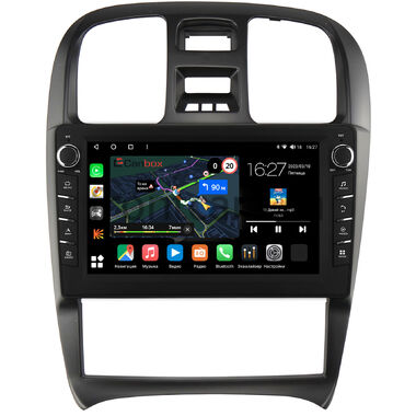 Hyundai Sonata 4 (EF) 2001-2012 (левый руль) Canbox M-Line 7831-9-268 Android 10 (4G-SIM, 2/32, DSP, IPS) С крутилками