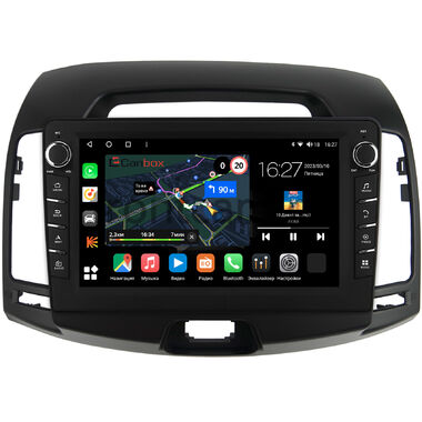 Hyundai Elantra 4 (HD) 2006-2011 (черная) Canbox M-Line 7831-9-680 Android 10 (4G-SIM, 2/32, DSP, IPS) С крутилками