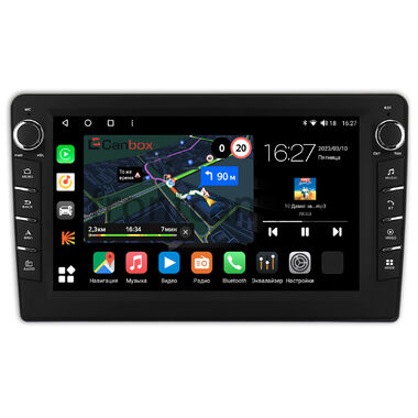 Hyundai H1 2, Grand Starex 2007-2015 (черная) Canbox M-Line 7831-9284 на Android 10 (4G-SIM, 2/32, DSP, IPS) С крутилками