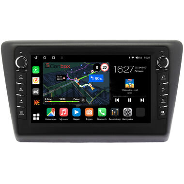 Skoda Rapid 2012-2020 Canbox M-Line 7831-9417 на Android 10 (4G-SIM, 2/32, DSP, IPS) С крутилками