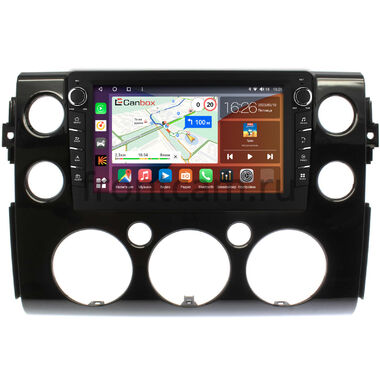 Toyota FJ Cruiser 2006-2022 (черная, глянцевая) Canbox H-Line 7832-9-188 на Android 10 (4G-SIM, 4/32, DSP, IPS) С крутилками
