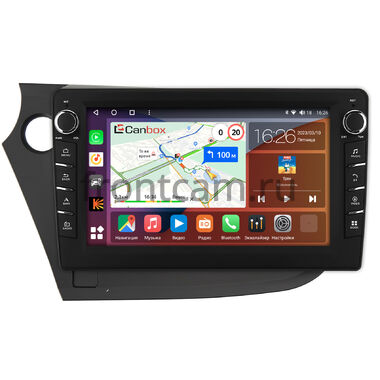 Honda Insight 2 (2009-2014) (левый руль) Canbox H-Line 7832-9-303 на Android 10 (4G-SIM, 4/32, DSP, IPS) С крутилками