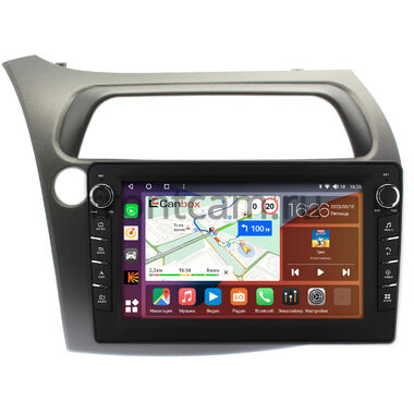 Honda Civic 8 5D (2005-2012) (левый руль, хэтчбэк) Canbox H-Line 7832-9-HO107N на Android 10 (4G-SIM, 4/32, DSP, IPS) С крутилками