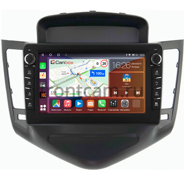 Chevrolet Cruze 2008-2012 (черная) Canbox H-Line 7832-9010 на Android 10 (4G-SIM, 4/32, DSP, IPS) С крутилками