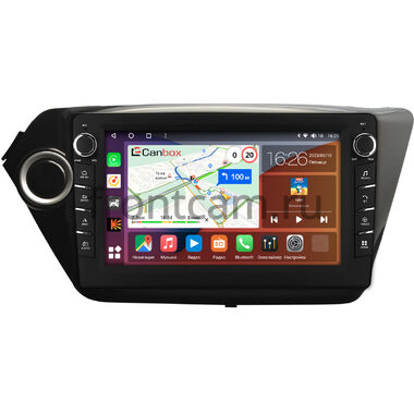 Kia Rio 3 (2011-2017) Canbox H-Line 7832-9011 на Android 10 (4G-SIM, 4/32, DSP, IPS) С крутилками