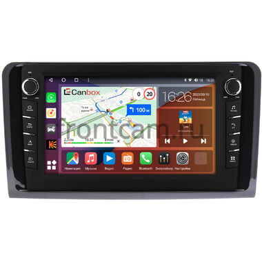 Mercedes GL-klasse (X164), ML-klasse (W164) 2005-2011 (глянцевая) Canbox H-Line 7832-9249 на Android 10 (4G-SIM, 4/32, DSP, IPS) С крутилками