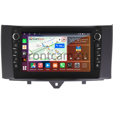 Smart Fortwo 2 2011-2015 Canbox H-Line 7832-9251 на Android 10 (4G-SIM, 4/32, DSP, IPS) С крутилками