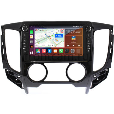 Mitsubishi L200 5 (2015-2019) (с кондиционером, глянцевая) Canbox H-Line 7832-9339 на Android 10 (4G-SIM, 4/32, DSP, IPS) С крутилками