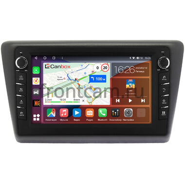 Skoda Rapid (2012-2020) Canbox H-Line 7832-9417 на Android 10 (4G-SIM, 4/32, DSP, IPS) С крутилками