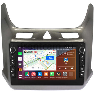 Chevrolet Cobalt 2 (2011-2024) (серый глянец) Canbox H-Line 7832-9446 на Android 10 (4G-SIM, 4/32, DSP, IPS) С крутилками