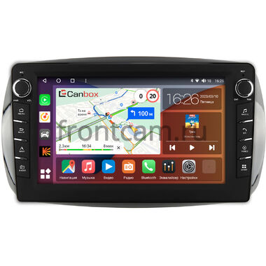 Smart Fortwo 3, Forfour 2 (2014-2024) Canbox H-Line 7833-9-019 на Android 10 (4G-SIM, 4/64, DSP, IPS) С крутилками