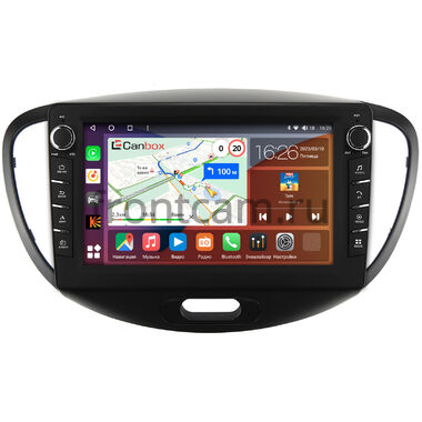 Hyundai i10 2007-2013 Canbox H-Line 7833-9-143 на Android 10 (4G-SIM, 4/64, DSP, IPS) С крутилками