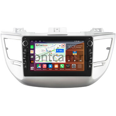 Hyundai Tucson 3 (2015-2018) Canbox H-Line 7833-9041 на Android 10 (4G-SIM, 4/64, DSP, IPS) С крутилками для авто без камеры