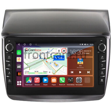 Mitsubishi L200 4, Pajero Sport 2 (2008-2016) Canbox H-Line 7833-9057 на Android 10 (4G-SIM, 4/64, DSP, IPS) С крутилками