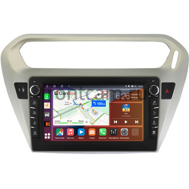 Citroen C-Elysee 2012-2024 Canbox H-Line 7833-9118 Android 10 (4G-SIM, 4/64, DSP, IPS) С крутилками