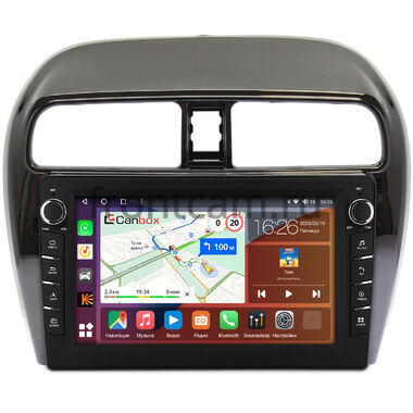 Mitsubishi Mirage 6 (2012-2024) Canbox H-Line 7834-9-129 на Android 10 (4G-SIM, 6/128, DSP, IPS) С крутилками