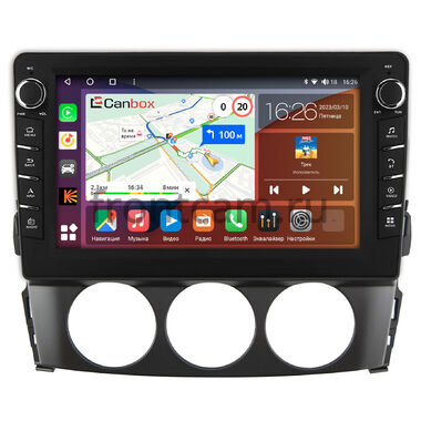 Mazda MX-5 3 (NC) 2005-2015 Canbox H-Line 7834-9-519 на Android 10 (4G-SIM, 6/128, DSP, IPS) С крутилками