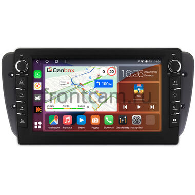 Seat Ibiza 4 2008-2015 Canbox H-Line 7834-9308 на Android 10 (4G-SIM, 6/128, DSP, IPS) С крутилками