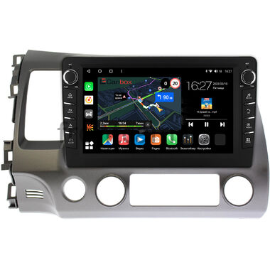 Honda Civic 8 4D 2005-2012 (левый руль, седан) Canbox M-Line 7835-10-063 на Android 10 (4G-SIM, 2/32, DSP, QLed) С крутилками