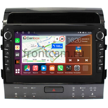 Toyota Land Cruiser 200 (2007-2009) для авто с NAVI (тип С) Canbox H-Line 7836-10-1201 на Android 10 (4G-SIM, 4/32, DSP, QLed) С крутилками