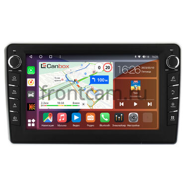 Mitsubishi Outlander (2002-2009) (левый руль) Canbox H-Line 7836-10-1207 на Android 10 (4G-SIM, 4/32, DSP, QLed) С крутилками