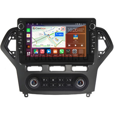 Ford Mondeo 4 (2006-2010) Canbox H-Line 7836-10-1380 встроенный климат на Android 10 (4G-SIM, 4/32, DSP, QLed) С крутилками