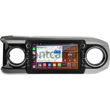 Toyota Tacoma 3 2015-2023 (черная, глянцевая) Canbox H-Line 7836-10-1431 на Android 10 (4G-SIM, 4/32, DSP, QLed) С крутилками