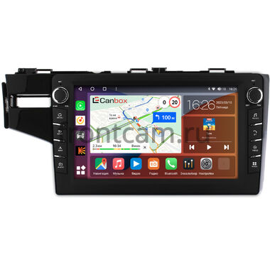 Honda Jazz 3 (2014-2020) (левый руль) Canbox H-Line 7836-10-468 на Android 10 (4G-SIM, 4/32, DSP, QLed) С крутилками