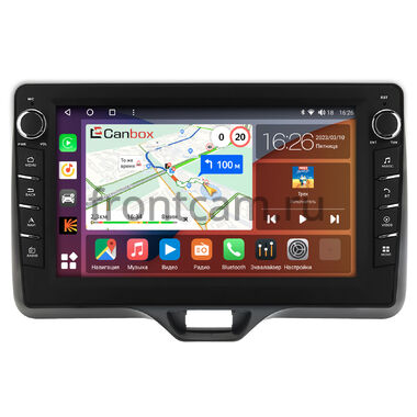 Toyota Yaris 4, Yaris Cross (2020-2024) (правый руль) Canbox H-Line 7836-10-541 на Android 10 (4G-SIM, 4/32, DSP, QLed) С крутилками