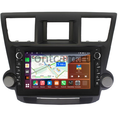 Toyota Highlander (U40) (2007-2013) (тип 2) Canbox H-Line 7836-1087 на Android 10 (4G-SIM, 4/32, DSP, QLed) С крутилками