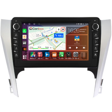 Toyota Camry XV50 (2011-2014) Canbox H-Line 7837-10-169 на Android 10 (4G-SIM, 4/64, DSP, QLed) С крутилками (для авто без камеры)