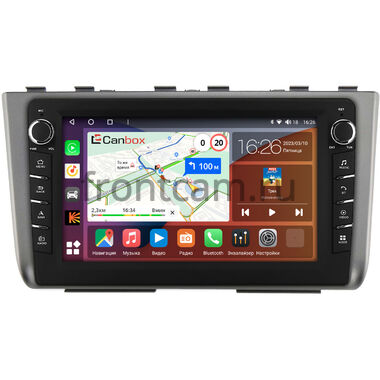 Hyundai Creta 2 (2021-2024) (темно-серая) Canbox H-Line 7837-10-HY247T на Android 10 (4G-SIM, 4/64, DSP, QLed) С крутилками