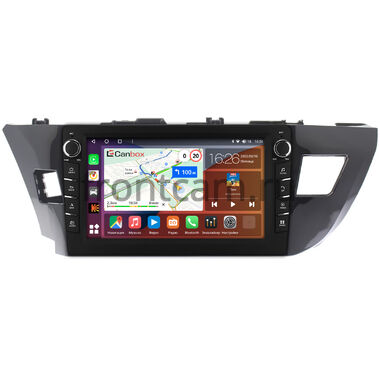 Toyota Corolla (E160, E170) (2012-2016) Canbox H-Line 7837-1026 на Android 10 (4G-SIM, 4/64, DSP, QLed) С крутилками (для авто с камерой)