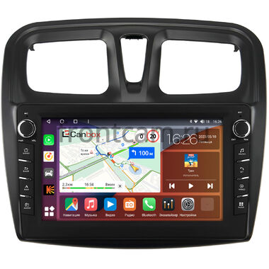 Renault Logan 2, Sandero 2 (Stepway) (2012-2022) (10 дюймов) Canbox H-Line 7837-1090 на Android 10 (4G-SIM, 4/64, DSP, QLed) С крутилками