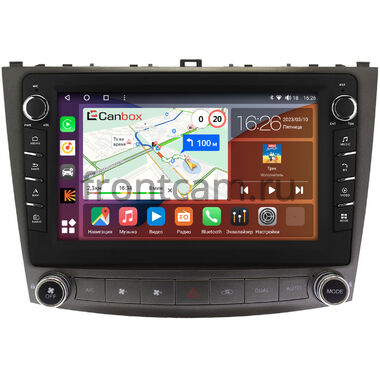 Lexus IS 2 2005-2012 Canbox H-Line 7838-10-250 на Android 10 (4G-SIM, 6/128, DSP, QLed) С крутилками